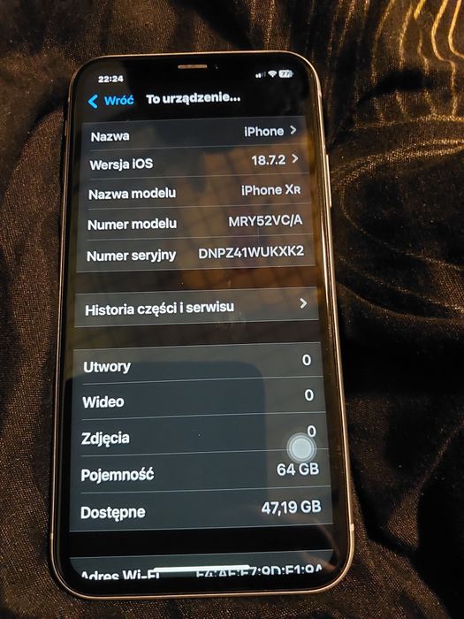 Apple iPhone XR 3/64 Połączenia przychodzące i SMS-y nie działają
