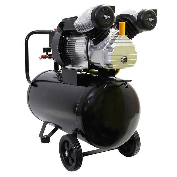 • Компрессор воздушный двопоршневой Rupez 50 л масляный компресор •