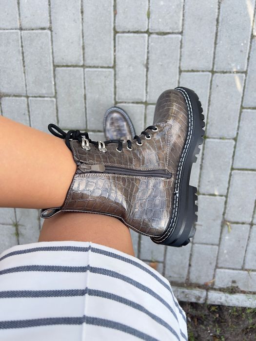 37 Sklep Nowe botki damskie trzewiki trapery worker RQ1910-1e