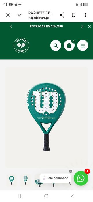 Raquete padel wilson blade v4
