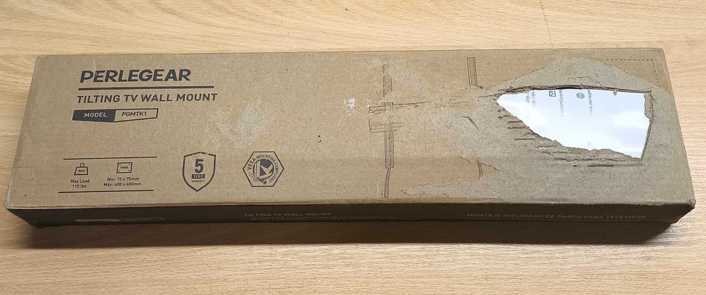 Uchwyt Ścienny do TV Mocny Płaski 26-55 cali 52kg [2288]