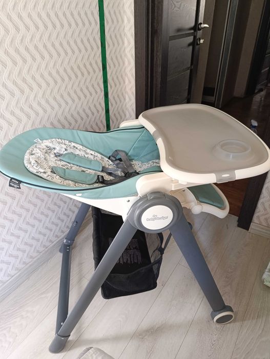 Стільчик для годування Baby Design Espiro Penne 05 Turquoise