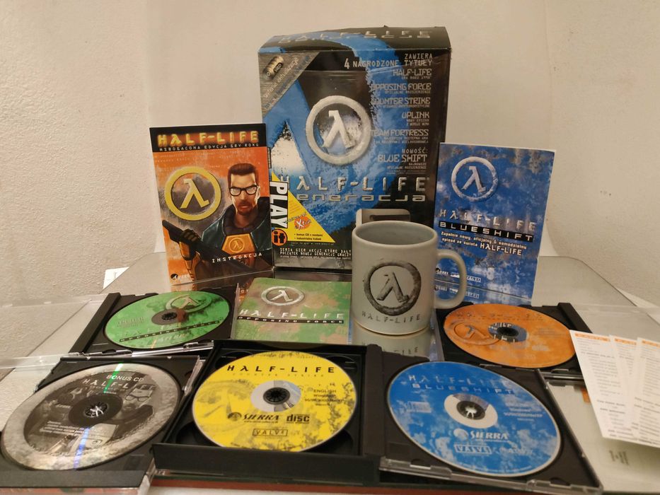 Half Life Generacja PC - big box, stan idealny -