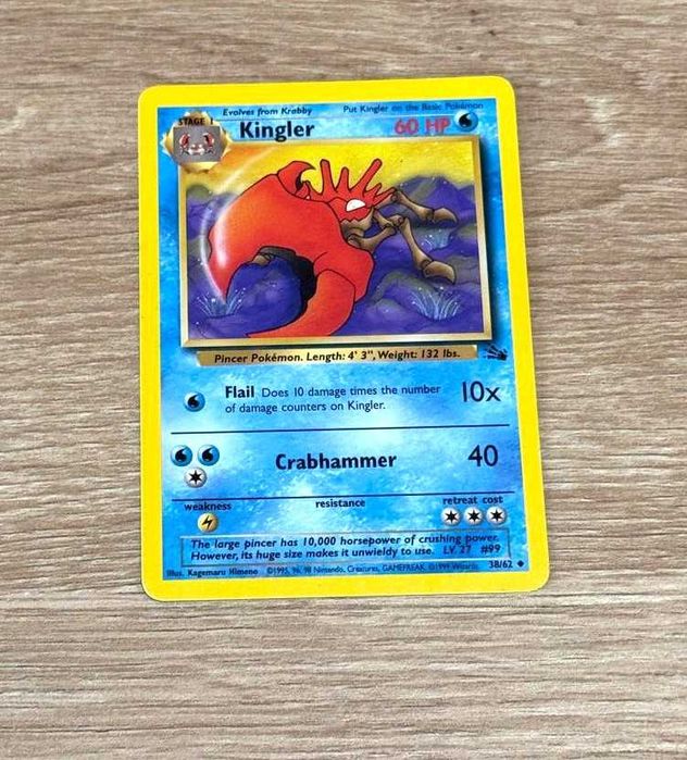 Fossil Cartas Originais Pokémon TCG WOTC - ING
