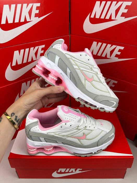 Nike Shox TL x Supreme Grey Pink