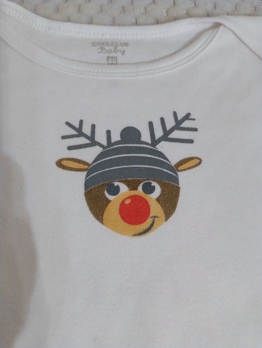 Body z długim rękawem 3szt Cool Club rozmiar 80