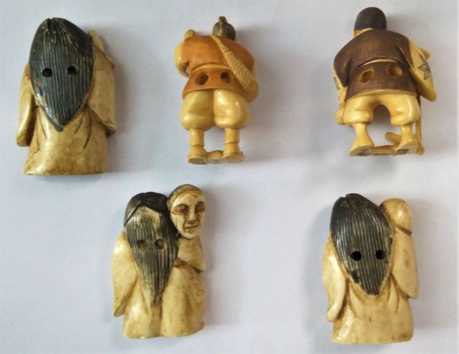 5 Figuras Netsuke Japonesas