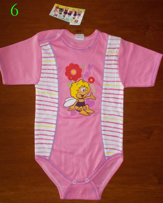 Bluzka, body, rampers, tunika roz.98/104 NOWE (zestaw 156