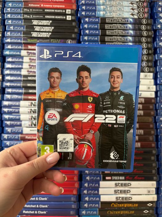 Гра F1 22 на ps4, диск з грою на пс 4, ліцензія