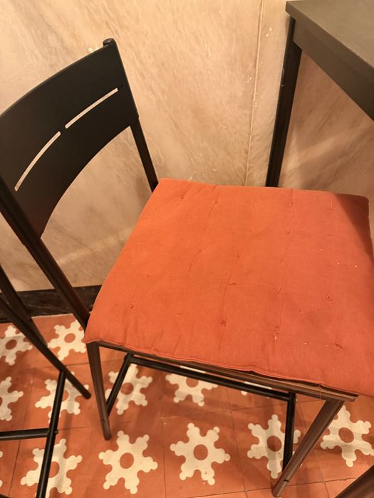 Cadeiras metalicas pé alto