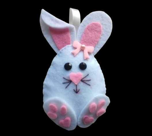 Coelho de Páscoa - Pendente Decorativo e Lembrança Especial