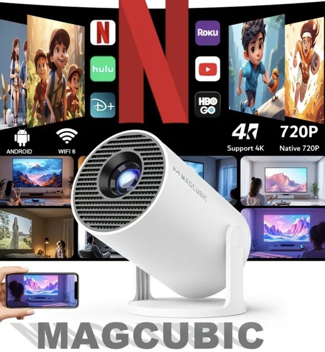 Смарт Проектор Magcubic HY300 pro, проектор 4к, проектор андроид, магк