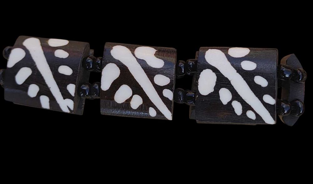 Masajska Kościana Bransoletka - ekologiczna, ręcznie robiona - Kenia