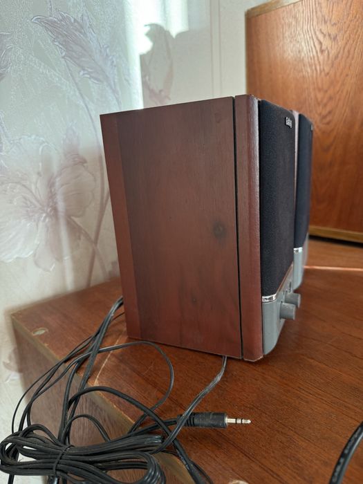 Активні колонки Dialog 2.0 з дерев'яним корпусом