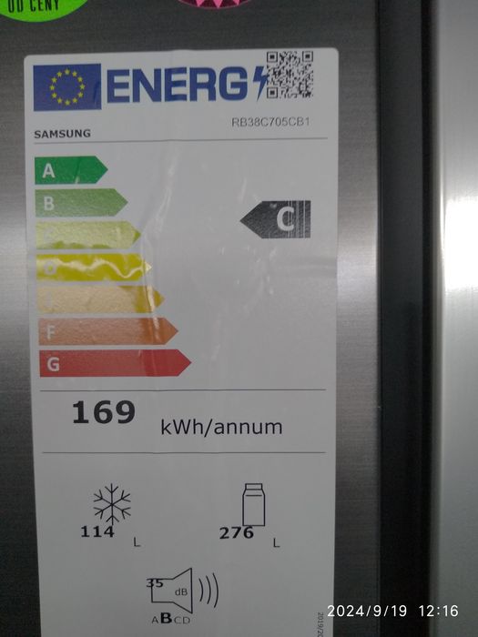 OUTLET Janki ul Wspólna 6 Lodówka Samsung RB38C705CB1