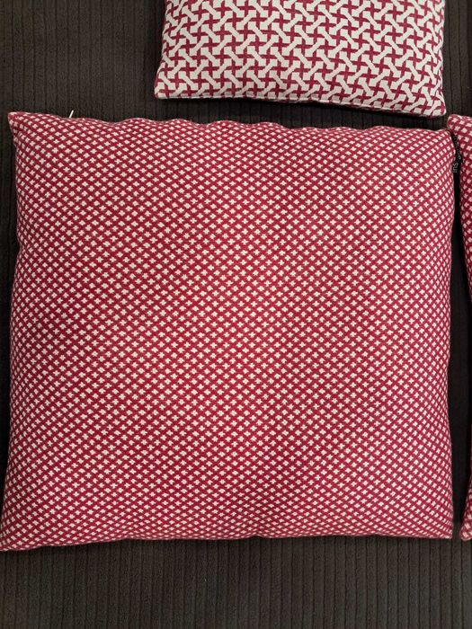 Almofadas de decoração tons vermelho - fronhas