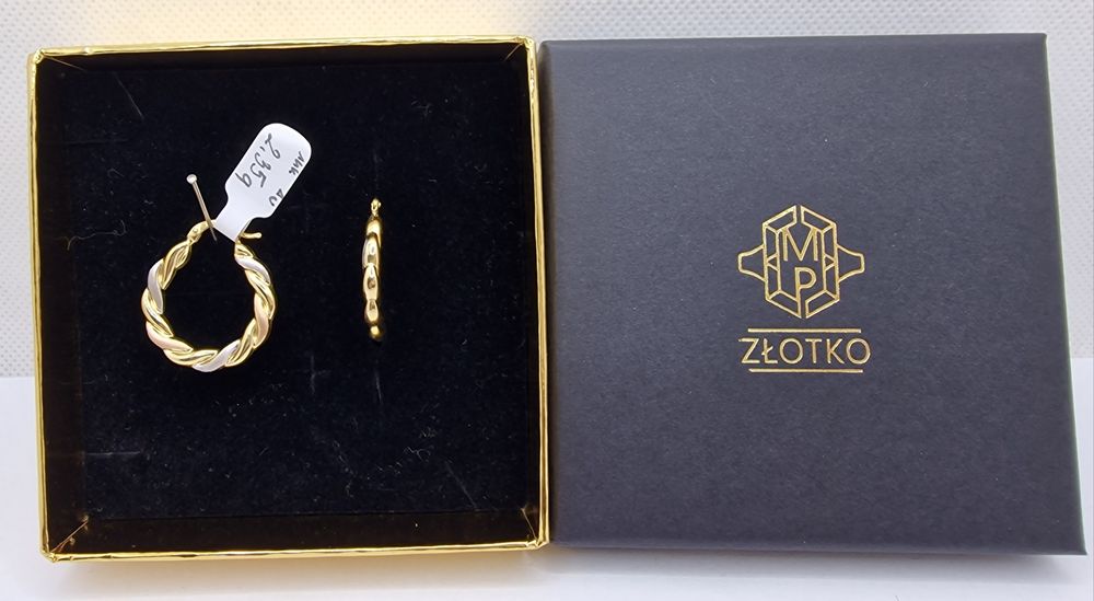 Kolczyki złoto 585 14k