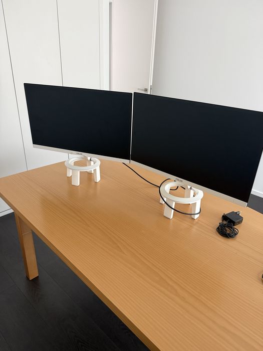 2 Monitores Asus VZ279HE-W 27" LCD IPS FullHD