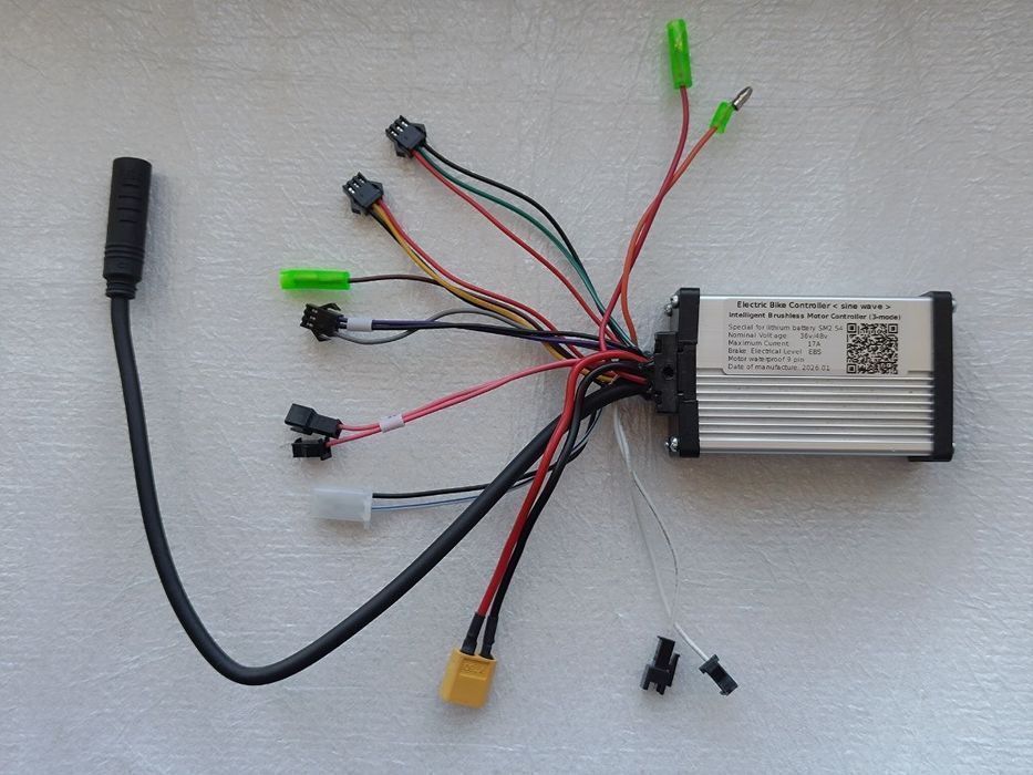 Контроллер синусний 24 36 48в 500w 350w 250w электровелосипед