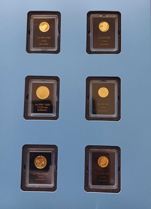 Moedas de ouro modernas