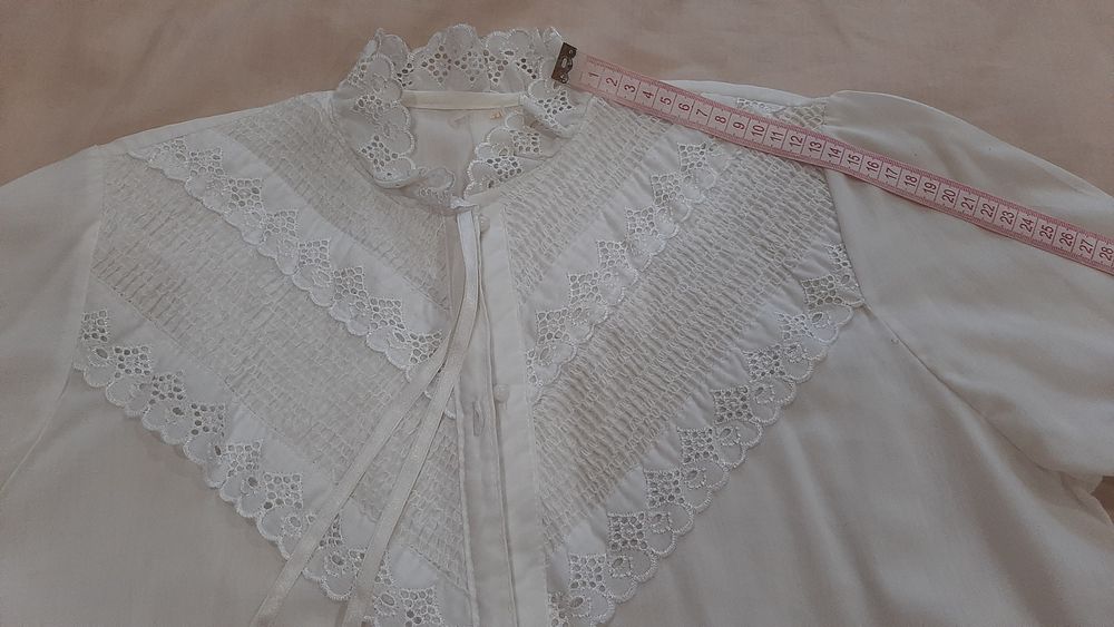 Біла блузка котон кофта блуза