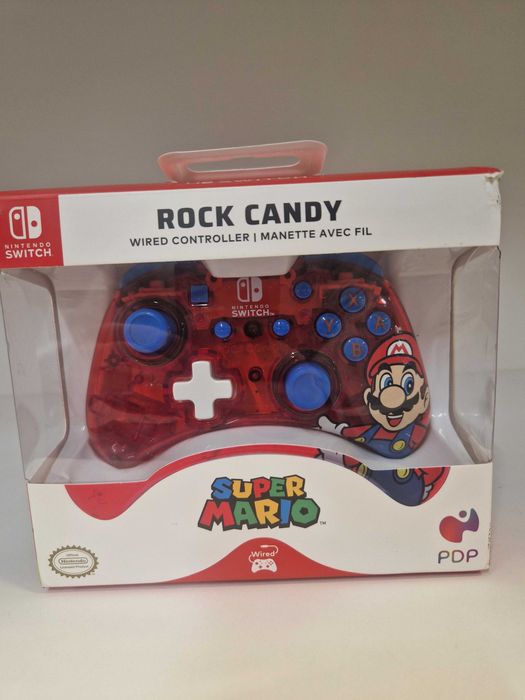 (BP) Pad przewodowy Nintendo Switch Mario Edition NIEUŻYWANY