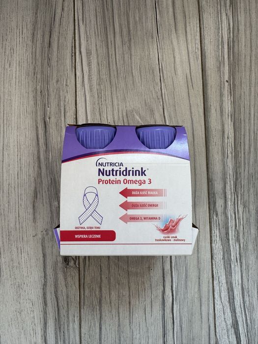 Nutridrink protein omega 3 onkologiczne truskawka malina