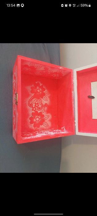 Porta joias feito á mão