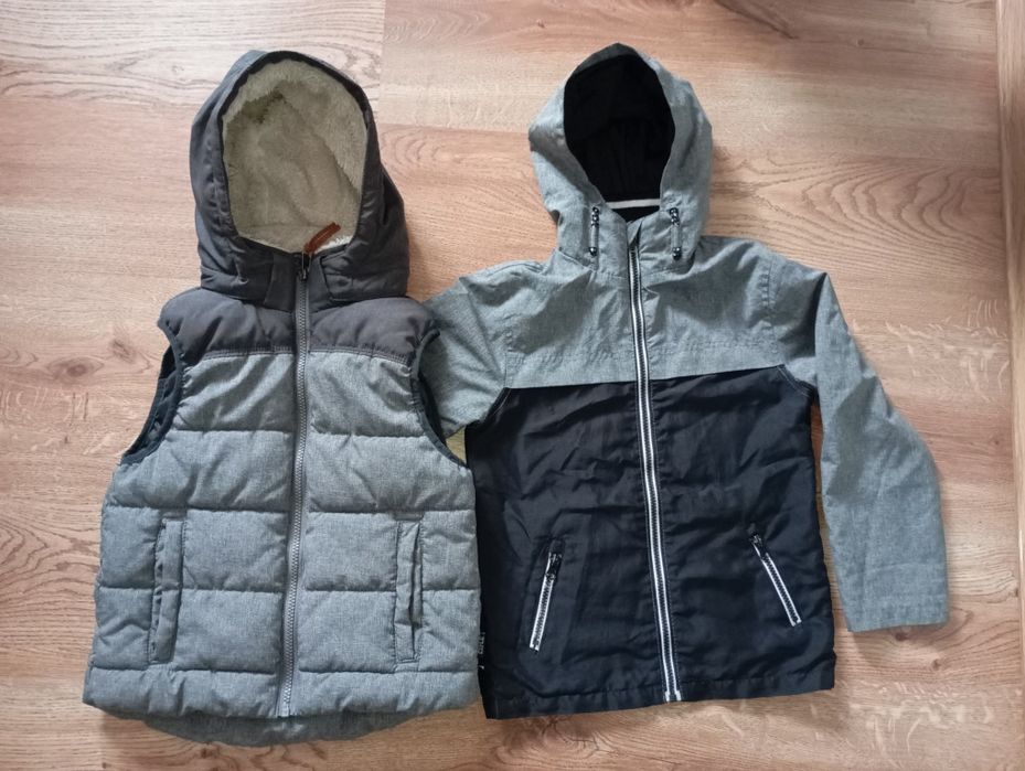 Куртка вітрова+жилетка для хлопчика 122-128