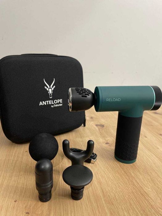 Beurer Reload Pistolet do Masażu z Ogrzewaniem i Chłodzeniem 5 Głowic