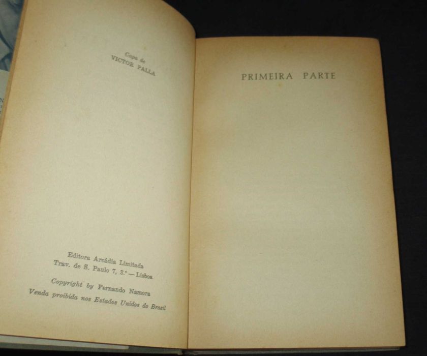 Livro Domingo à Tarde Fernando Namora Arcádia 2ª edição