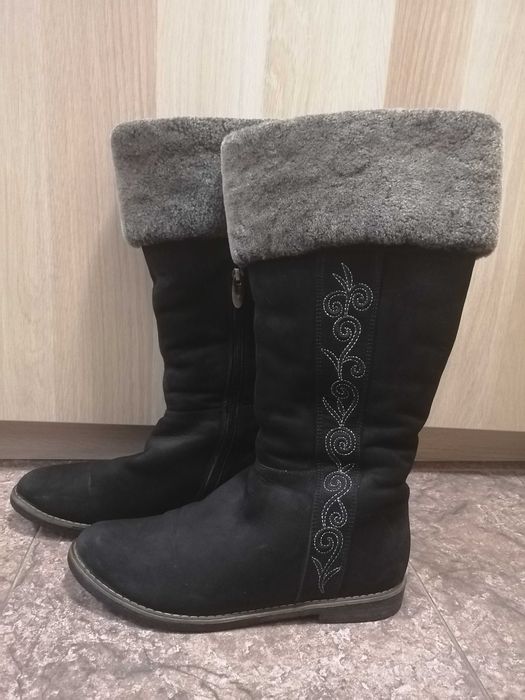 Kozaki skórzane welna owcza ideał r. 38/39