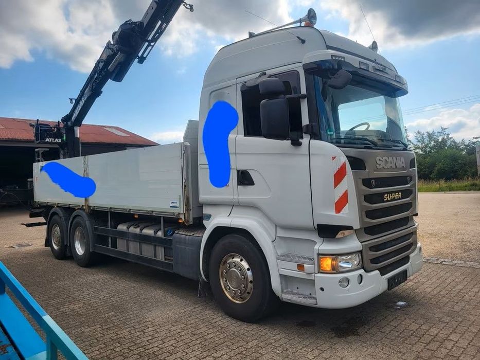 Scania R490 + Atlas HDS 210.2 | 6x2 | Retarder | Automat | Euro 6