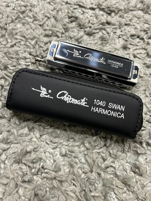 Harmonijka ustna SWAN 1040 z registrem – nowa, nieużywana