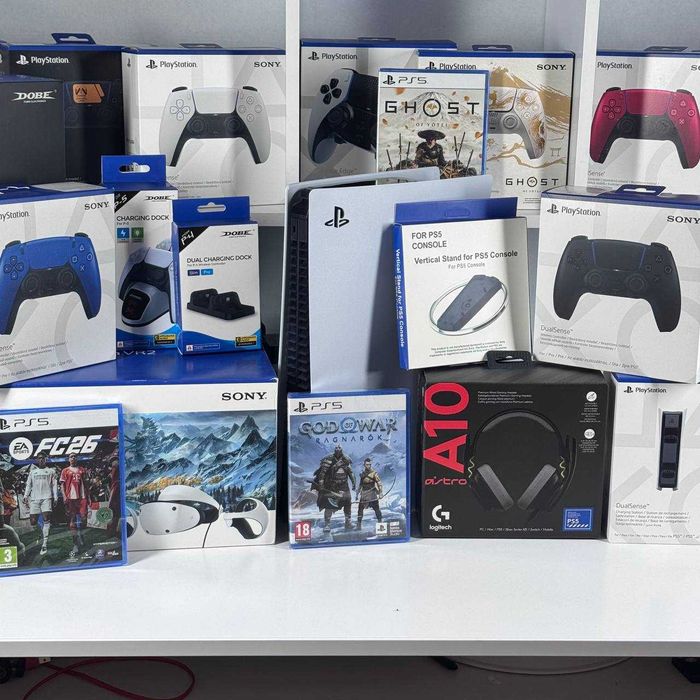 Консоль Sony PlayStation 5 Slim Blu-ray Приставка PS5 Геймпад