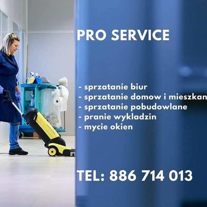 Sprzątanie biur, sklepów, przychodni, pomieszczeń socjalnych