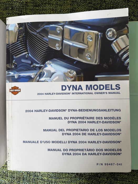HARLEY DAVIDSON Manual Proprietario e Serviço DYNA