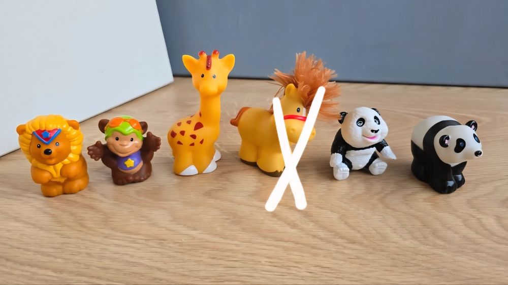Brinquedos animais selvagsns Vintage Fisher Price