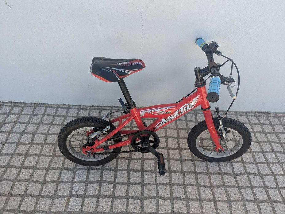 Bicicleta Infantil ASTRO You and Me – Roda 12” – Vermelha