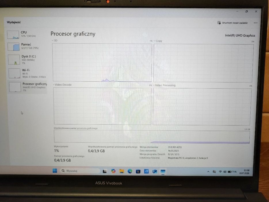 ASUS Vivobook 15 X1502ZA       Odbiór osobisty