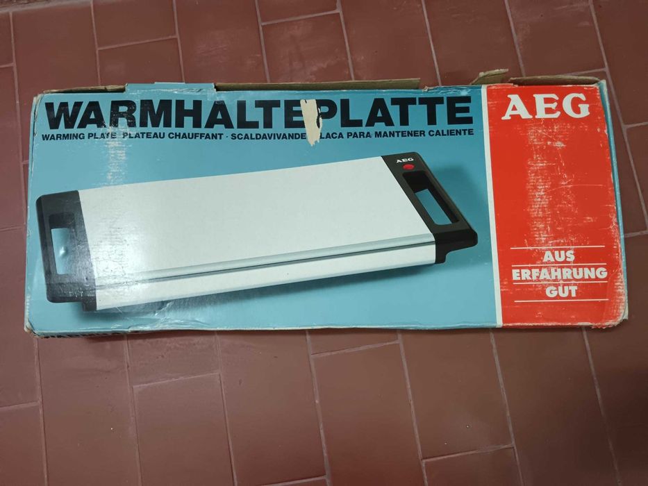 Placa de aquecimento de comida e bebida - Nunca usada!434556675996395522