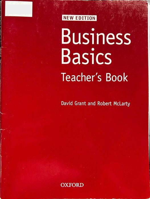 Podręcznik Business Basics NEW EDITION Teacher's Book