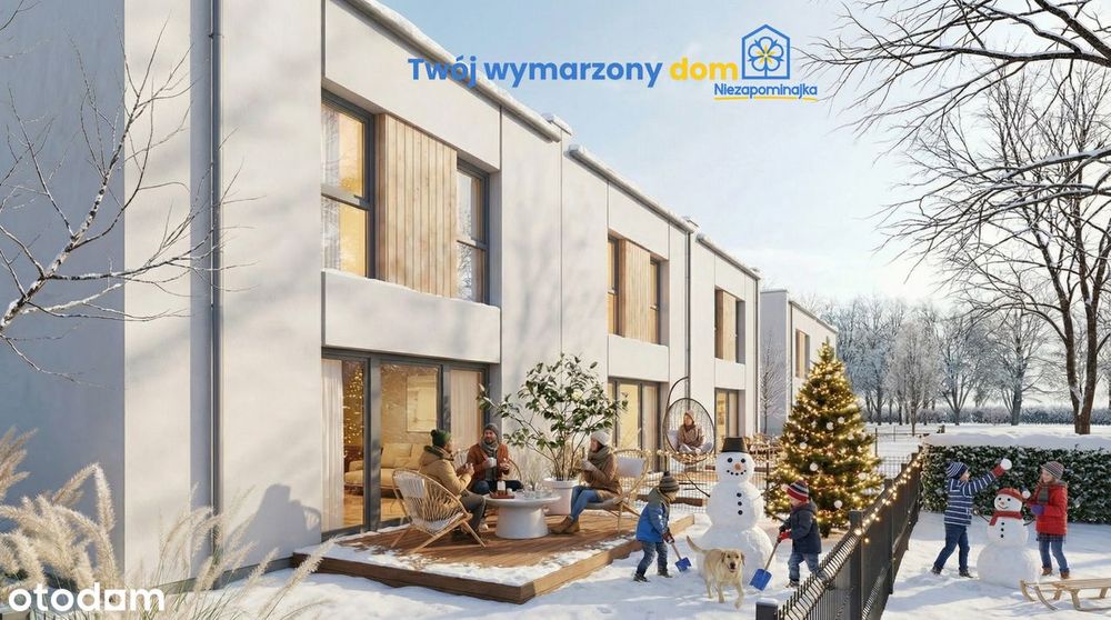 Nowy, energooszczędny dom z ogrodem, 4–5 pokoi, funkcjonalność, Makowa