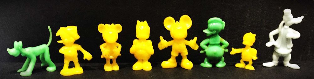 Cromáticos da OLÁ - Walt Disney - 8 brindes do gelados anos 60