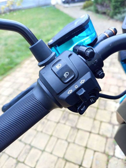 Електробайк Nitron 2800Wt Права не треба Электро мотоцикл 2800W Grey_c