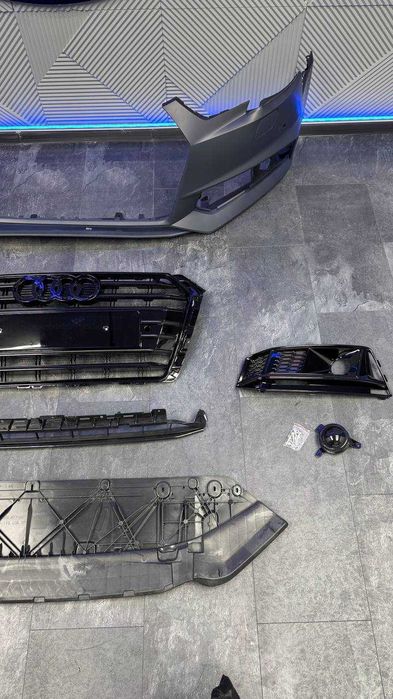 Бампер фара ауди а4 б9 audi a4 b9 2015-2019 р | в стилі S-line с лайн