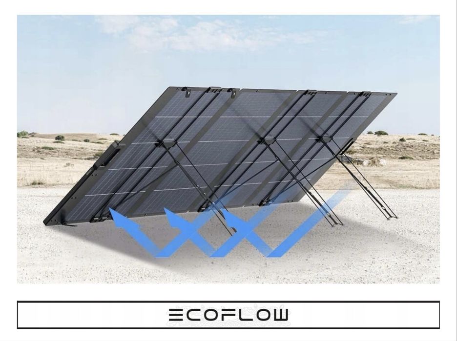 Сонячні панелі Eco Flow Solar panel 160w/220w/400w