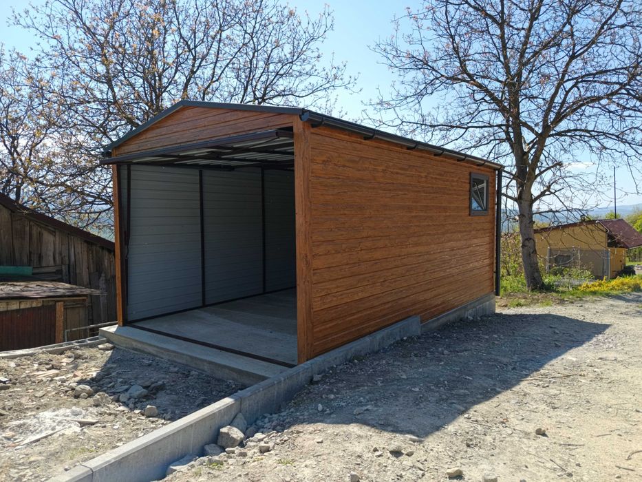 Garaż blaszany garaz blaszak 3x5 garaże blaszane 5x7 6x6 profil kolor