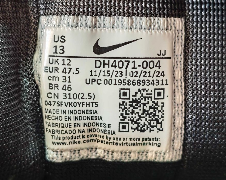 Оригінальні Бігові Кросівки Nike Air Zoom Pegasus 39  Розмір 47,5