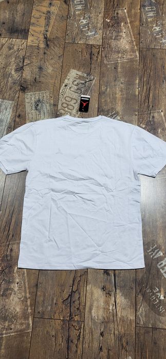 Jordan biała koszulka męska młodzieżowa bawełna premium S M